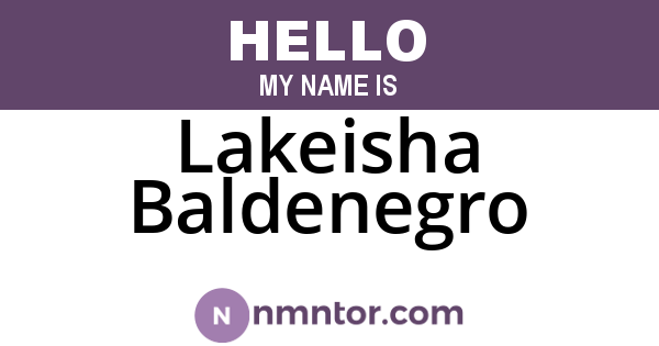 Lakeisha Baldenegro