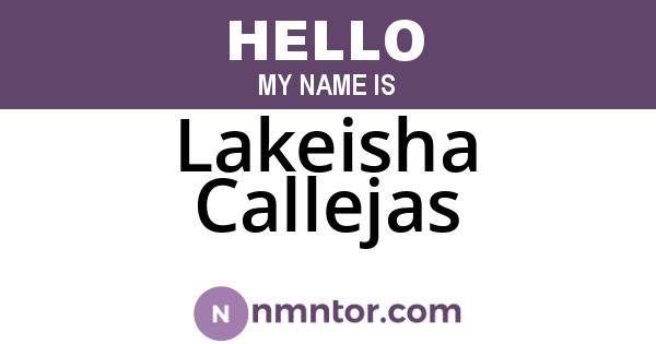 Lakeisha Callejas