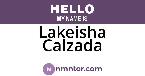 Lakeisha Calzada