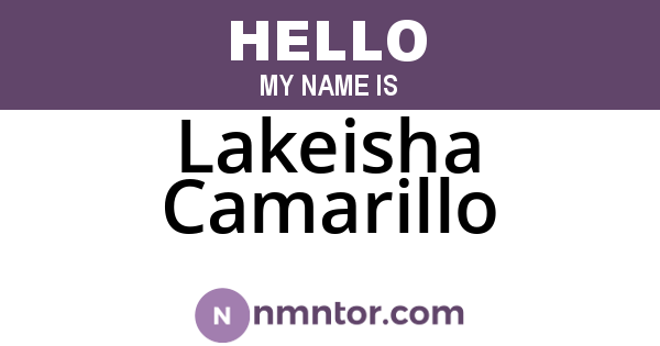 Lakeisha Camarillo