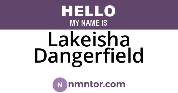 Lakeisha Dangerfield