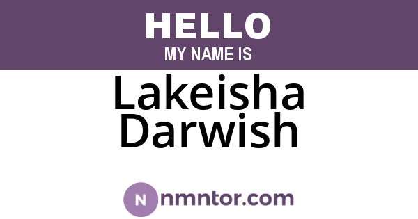 Lakeisha Darwish
