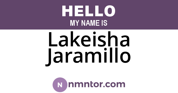 Lakeisha Jaramillo
