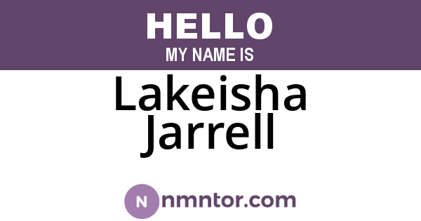 Lakeisha Jarrell