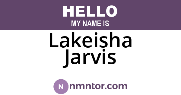 Lakeisha Jarvis