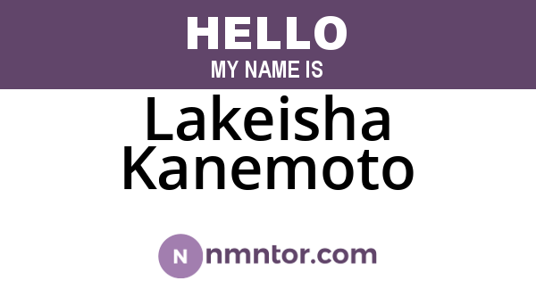 Lakeisha Kanemoto