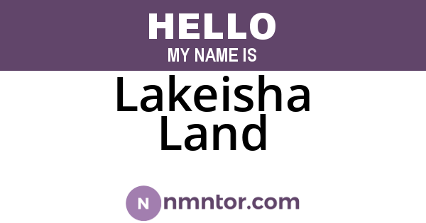 Lakeisha Land