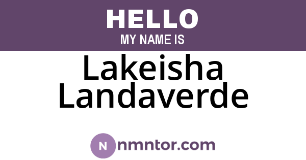 Lakeisha Landaverde