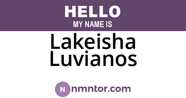 Lakeisha Luvianos
