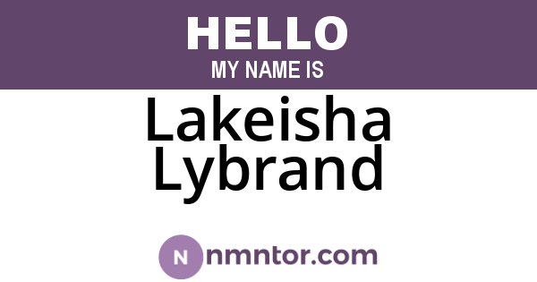 Lakeisha Lybrand