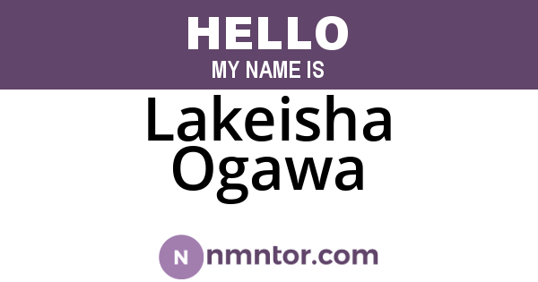 Lakeisha Ogawa