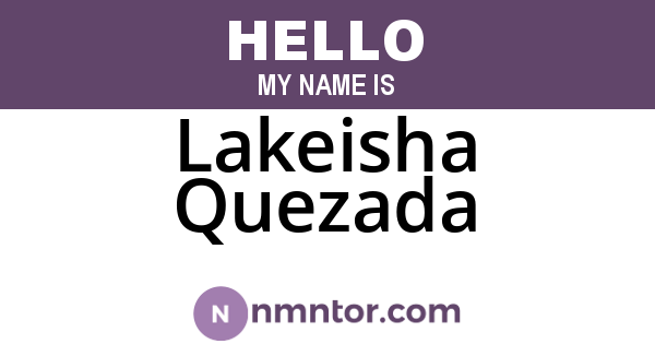 Lakeisha Quezada