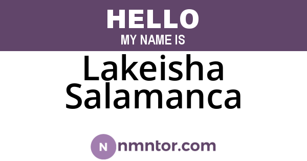 Lakeisha Salamanca