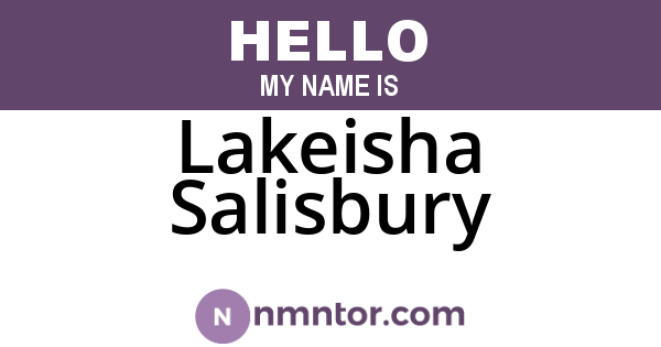 Lakeisha Salisbury