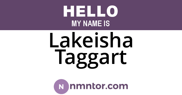 Lakeisha Taggart