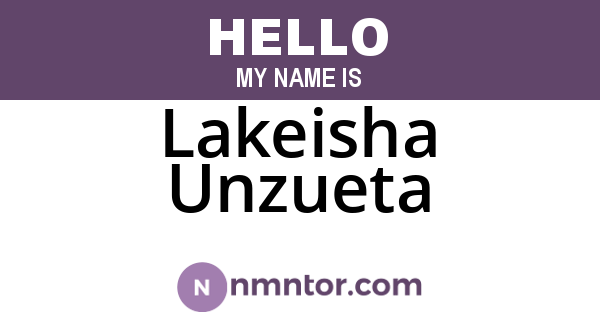 Lakeisha Unzueta