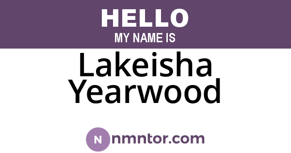 Lakeisha Yearwood