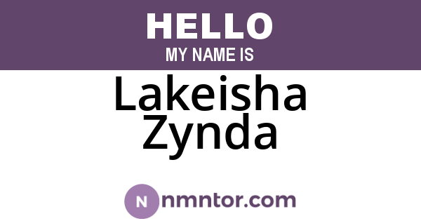 Lakeisha Zynda