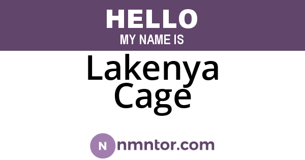 Lakenya Cage