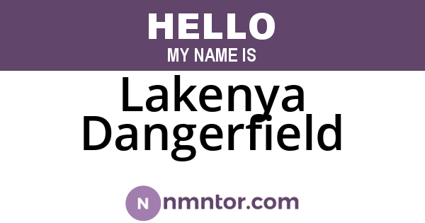 Lakenya Dangerfield