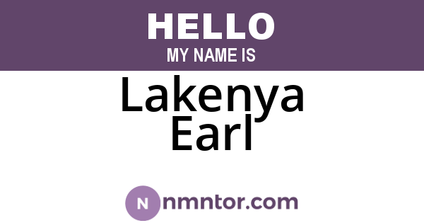 Lakenya Earl