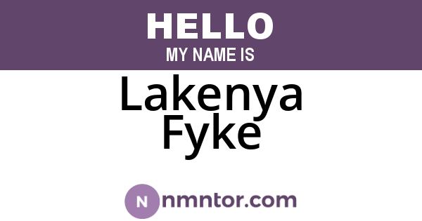 Lakenya Fyke