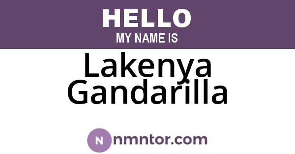 Lakenya Gandarilla