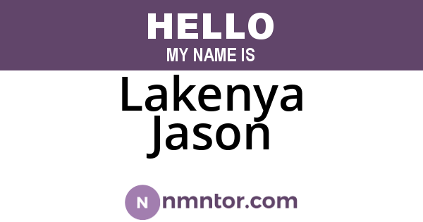 Lakenya Jason