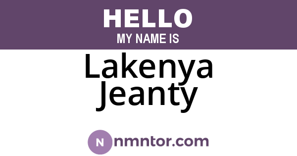 Lakenya Jeanty