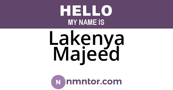 Lakenya Majeed