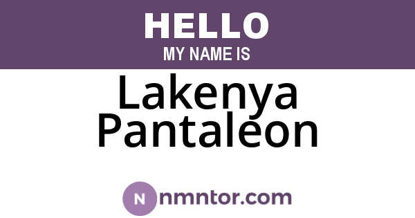 Lakenya Pantaleon