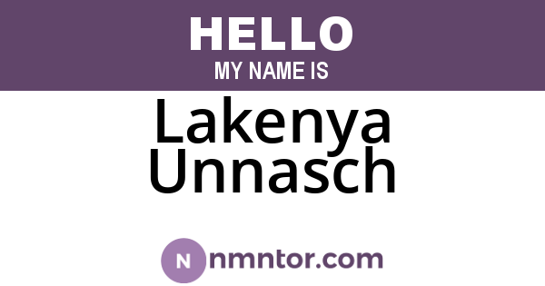 Lakenya Unnasch