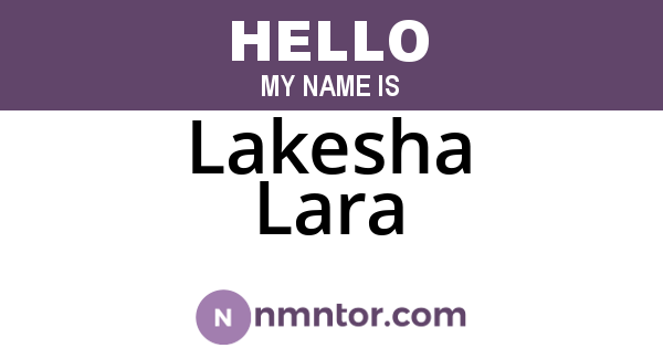 Lakesha Lara