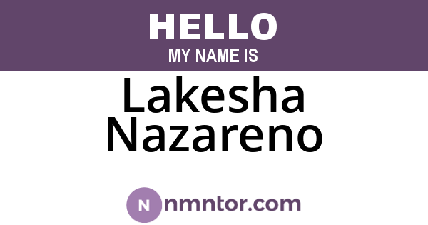 Lakesha Nazareno