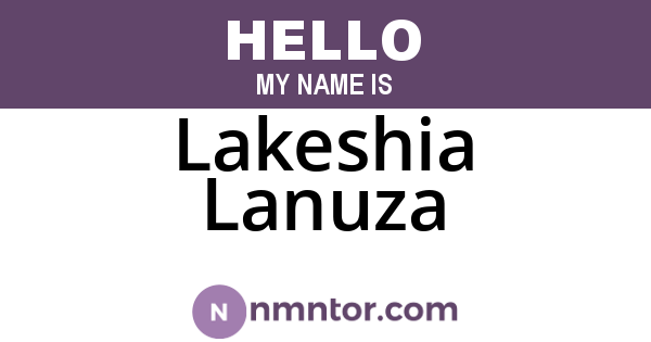 Lakeshia Lanuza