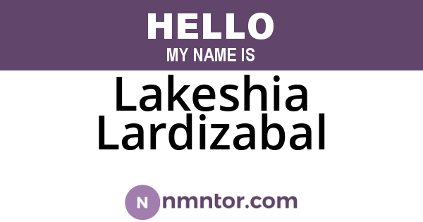 Lakeshia Lardizabal