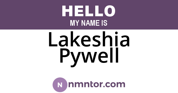 Lakeshia Pywell