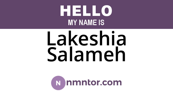 Lakeshia Salameh