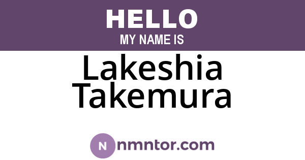 Lakeshia Takemura