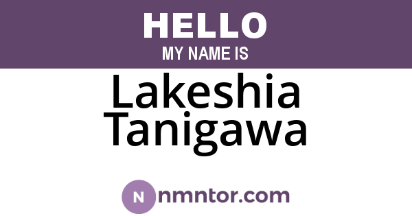 Lakeshia Tanigawa