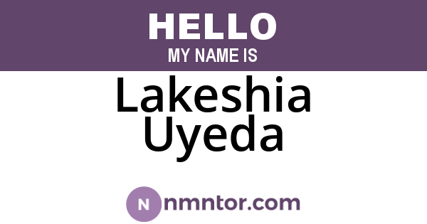 Lakeshia Uyeda
