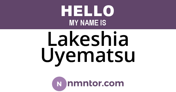 Lakeshia Uyematsu