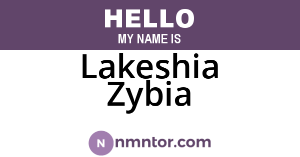 Lakeshia Zybia