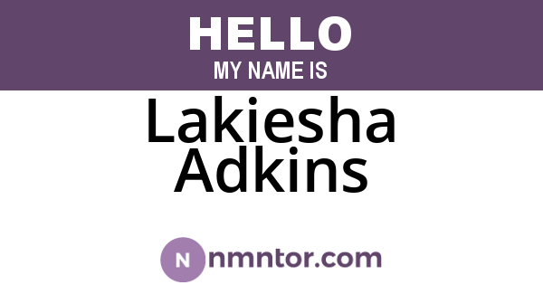 Lakiesha Adkins