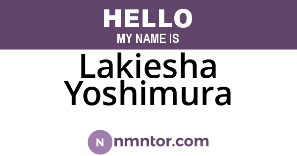 Lakiesha Yoshimura
