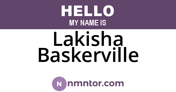 Lakisha Baskerville