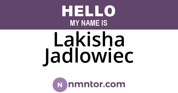 Lakisha Jadlowiec