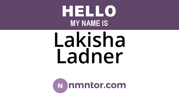Lakisha Ladner
