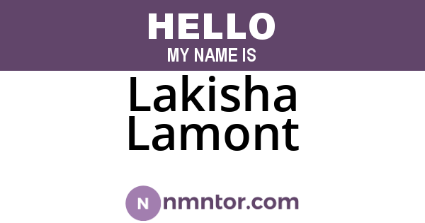 Lakisha Lamont