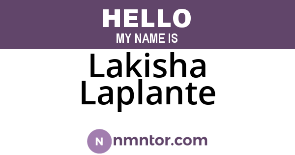 Lakisha Laplante